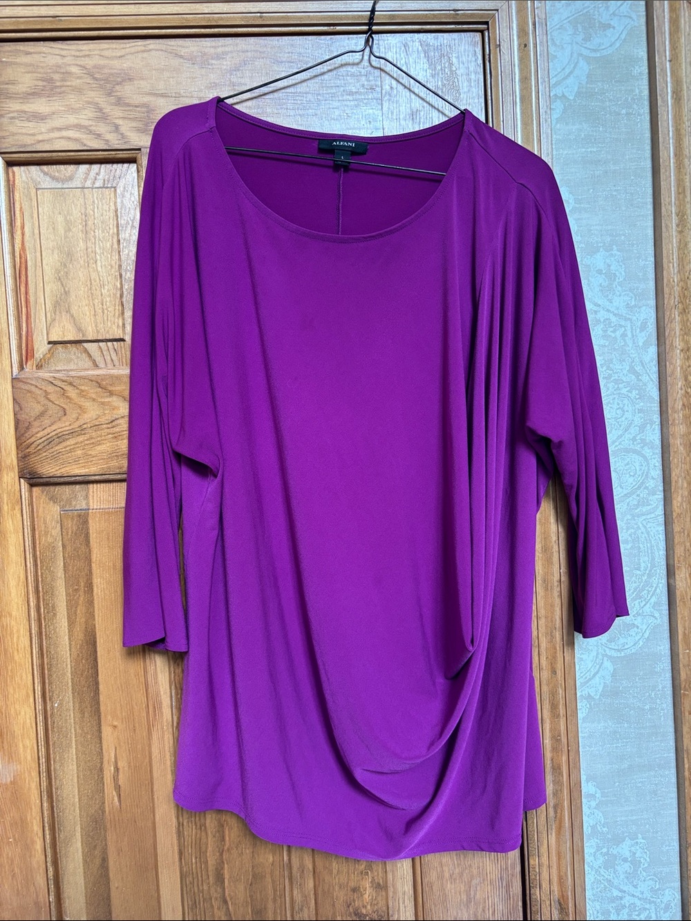 3/$10 Alfani Magenta Draped Women’s Tunic